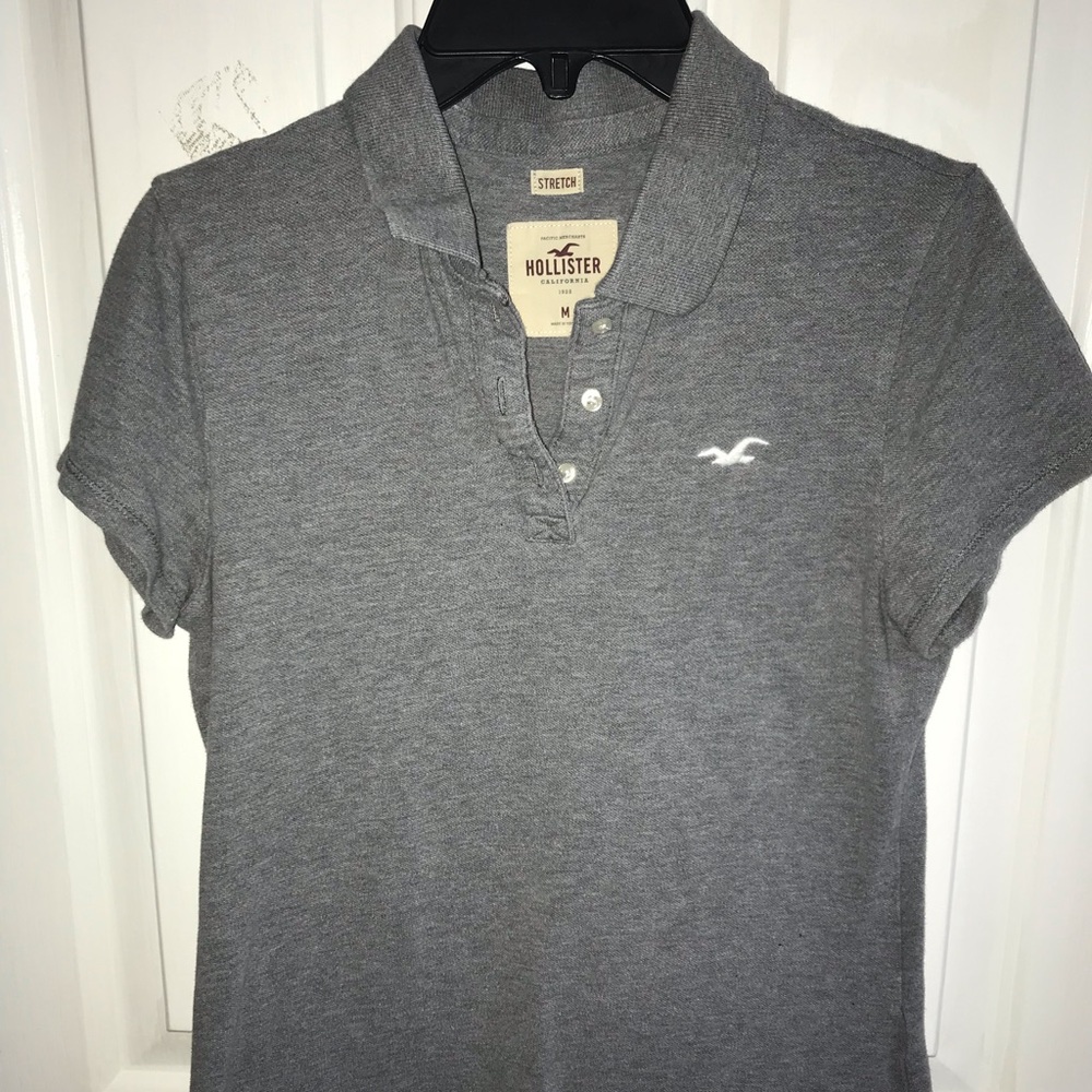 Women’s grey polo
